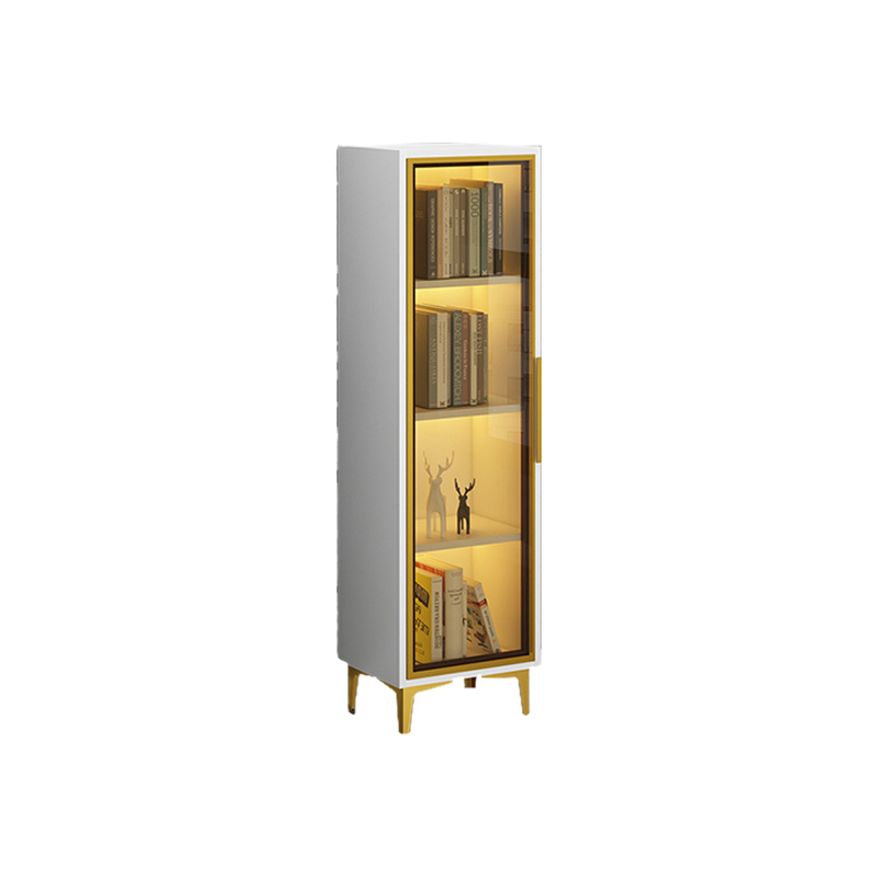 Glam Glass Accent Cabinet with Lighting | Ormau - image 2
