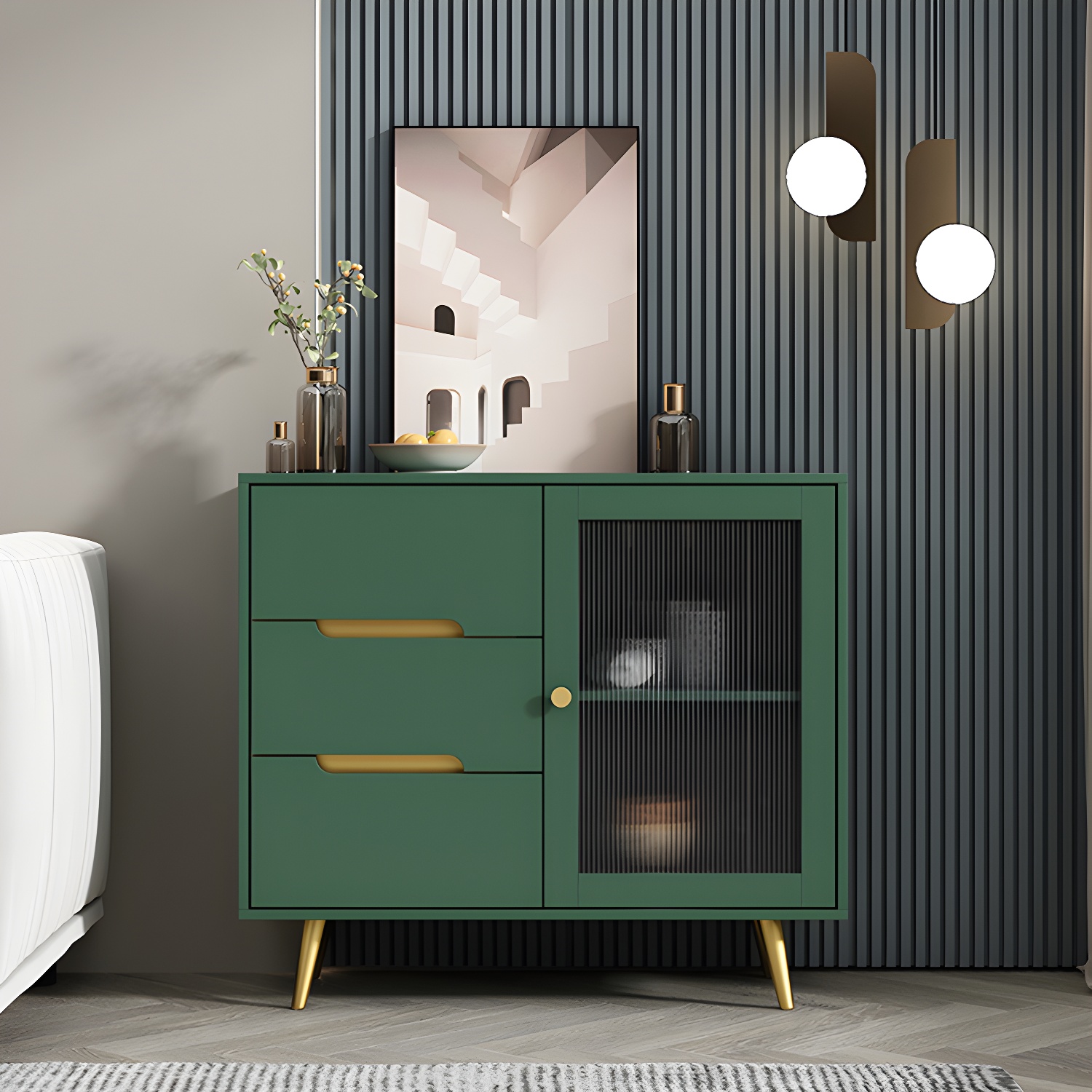 Modern Glass Door Sideboard | Ormau - image 3