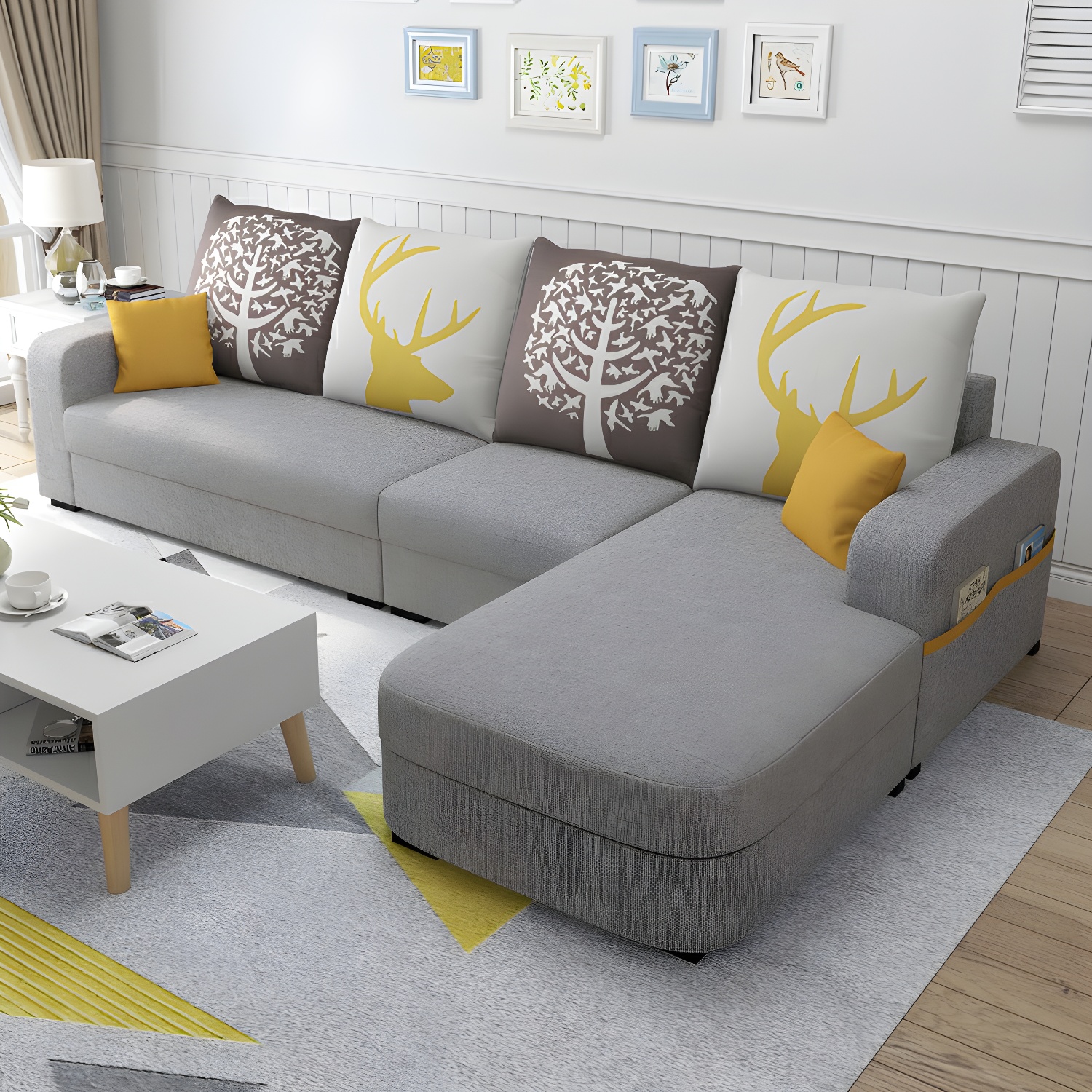 Modern L-Shape Sectional | Ormau - image 10