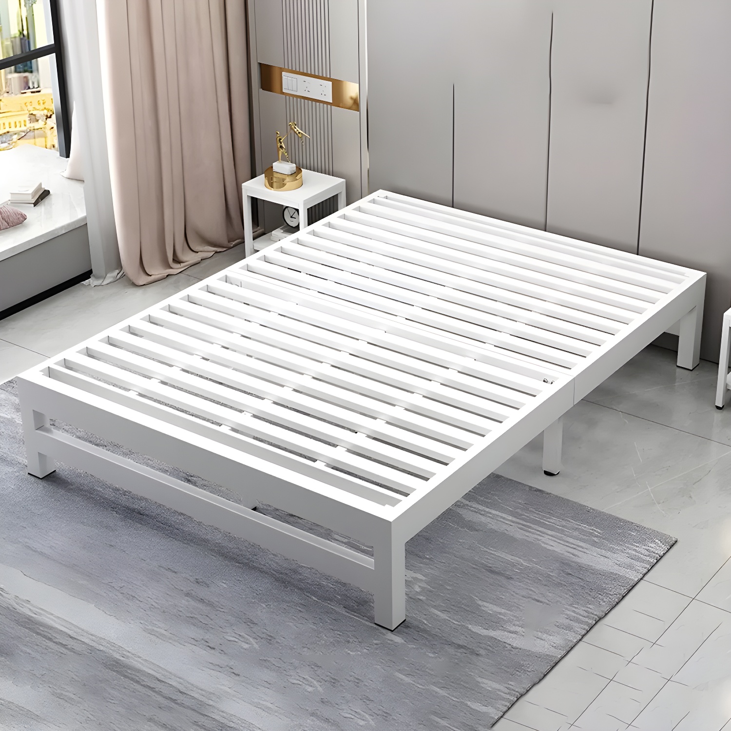 Modern Metal Bed Frame | Ormau - image 31