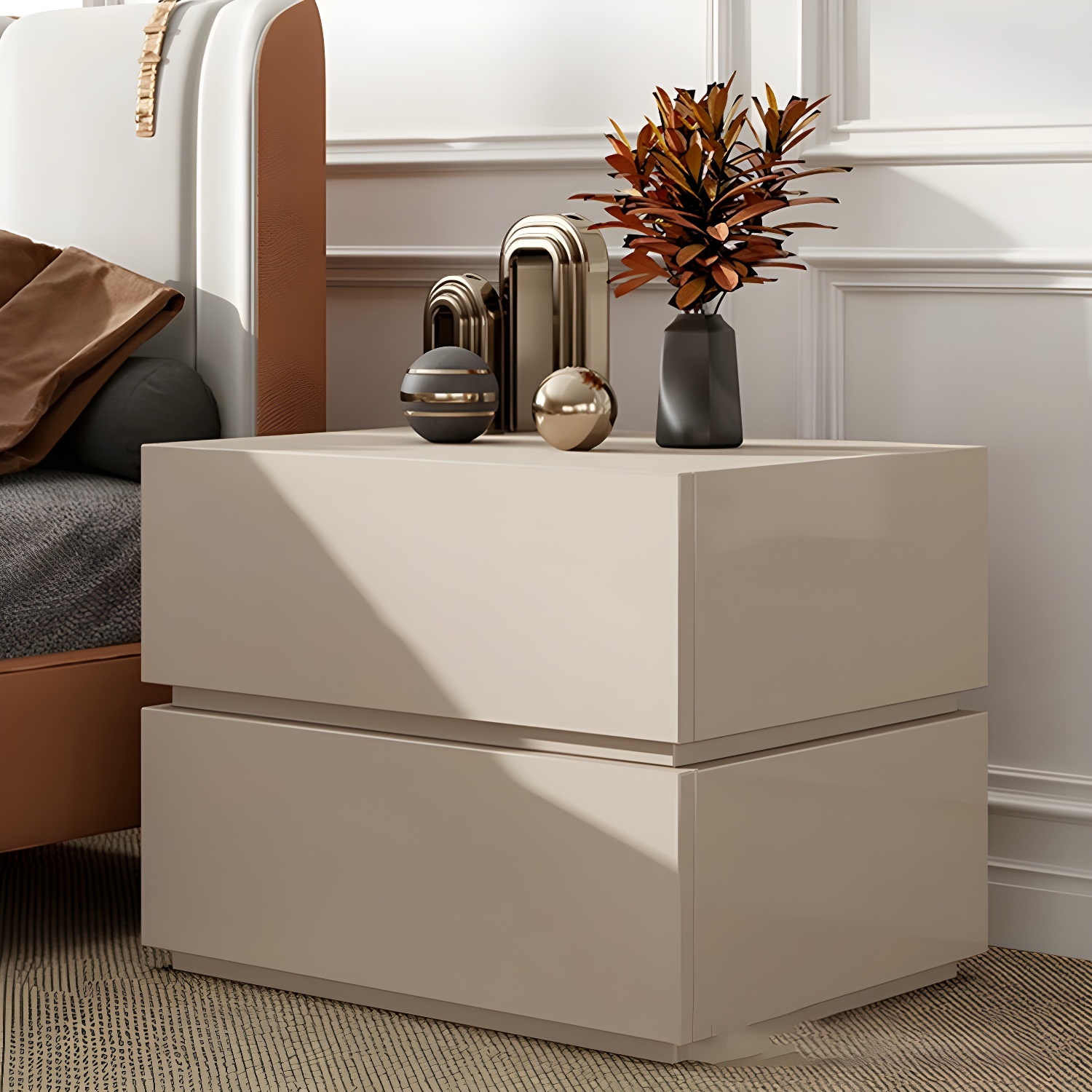 Modern Drawer Nightstand | Ormau - image 8