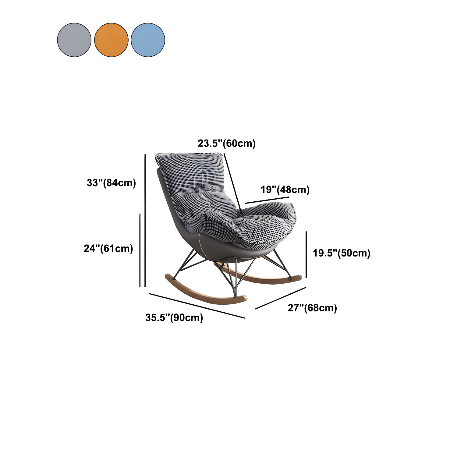 Upholstered Rocker | Ormau - image 23
