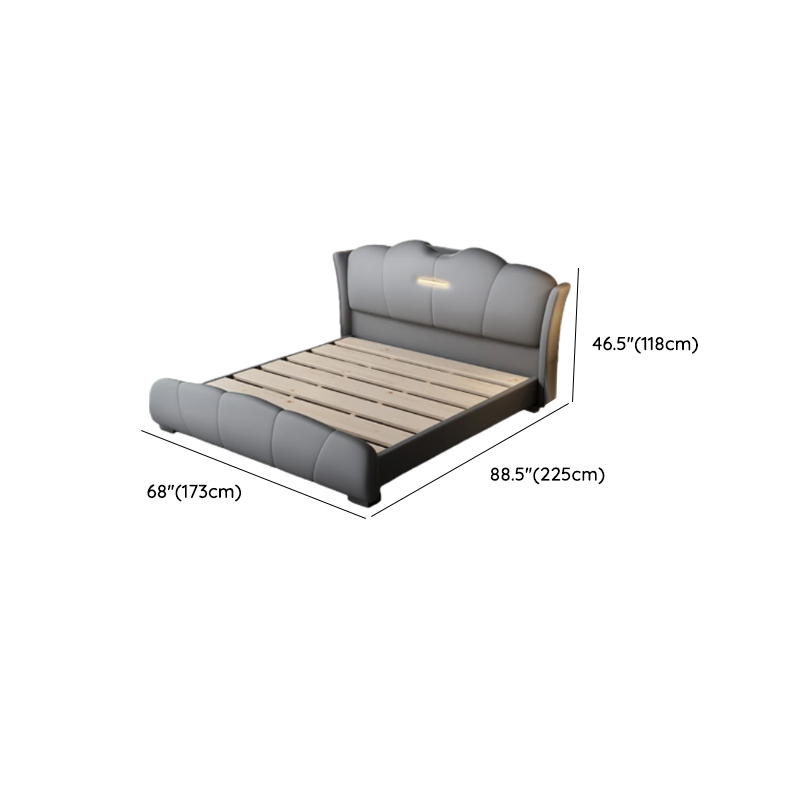 Light Gray Panel Bed | Ormau - image 6