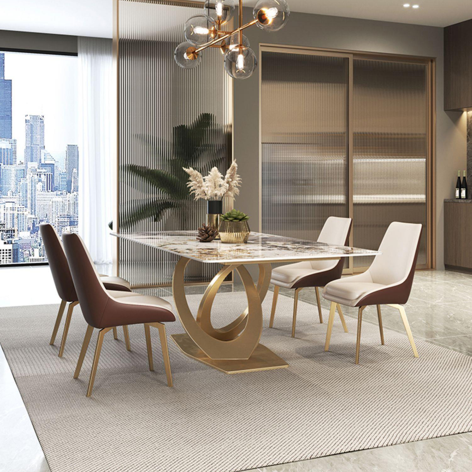 Gloss Beige Dining Set | Ormau - image 3