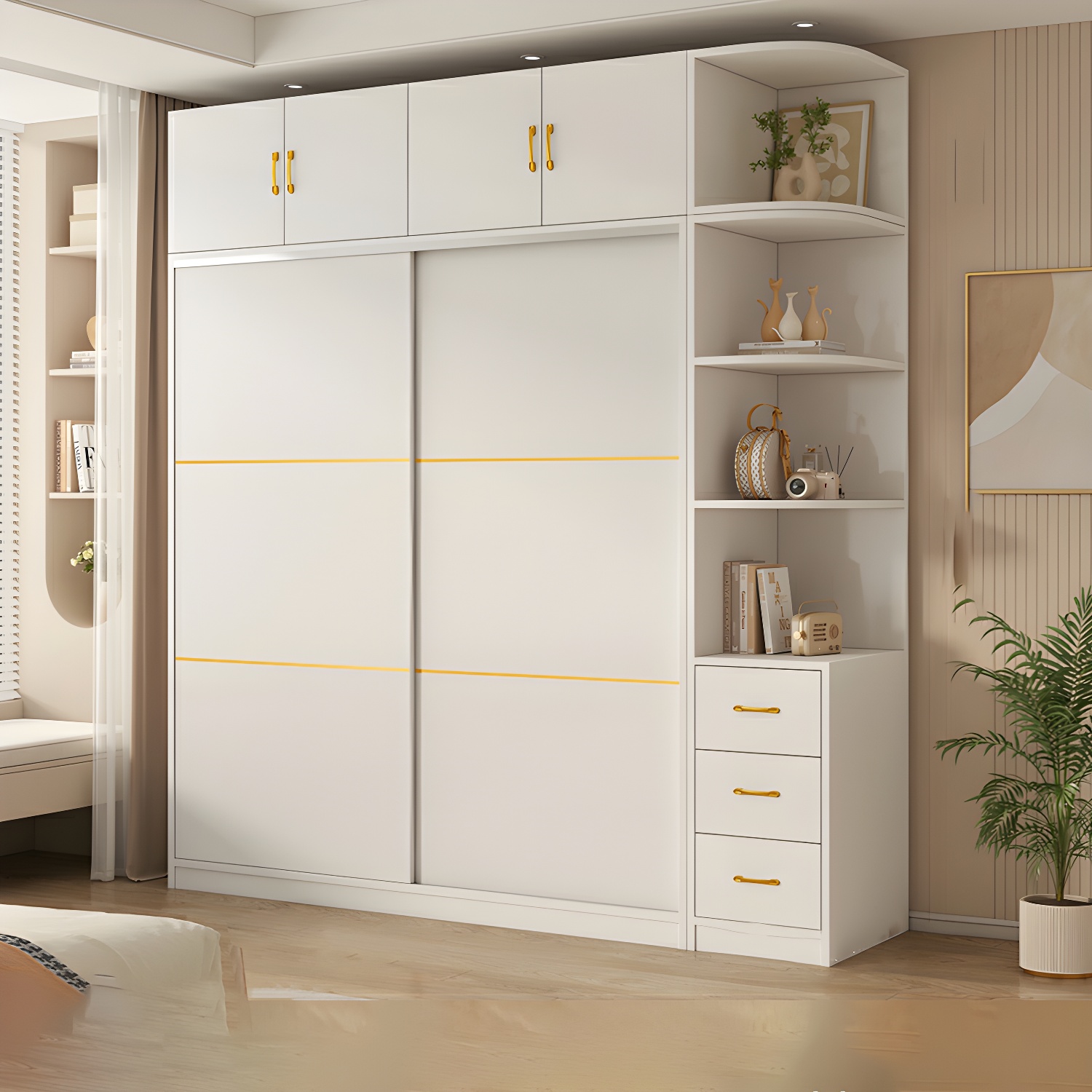 Spacious White Armoire | Ormau - image 48