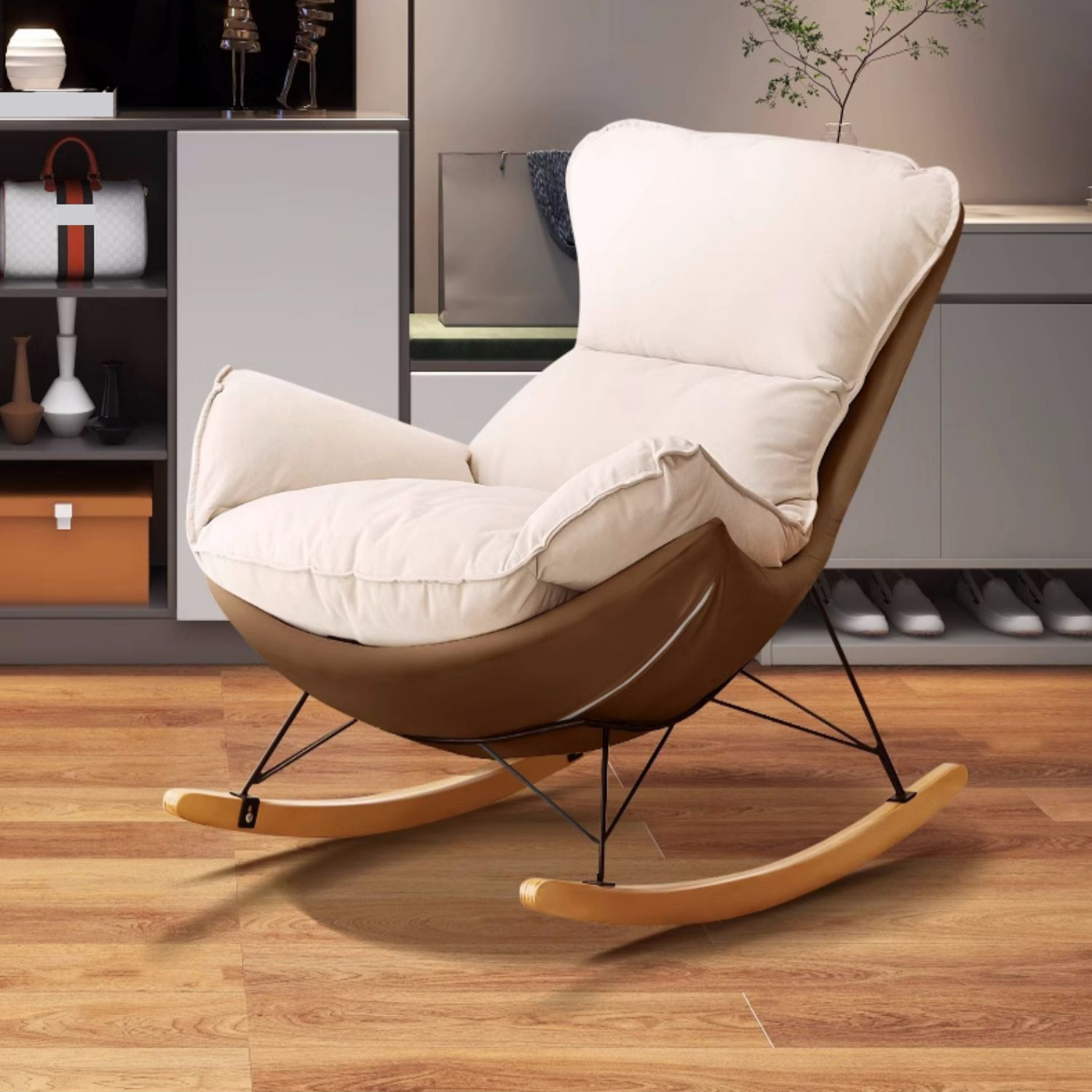 Upholstered Rocking Chair | Ormau - image 12