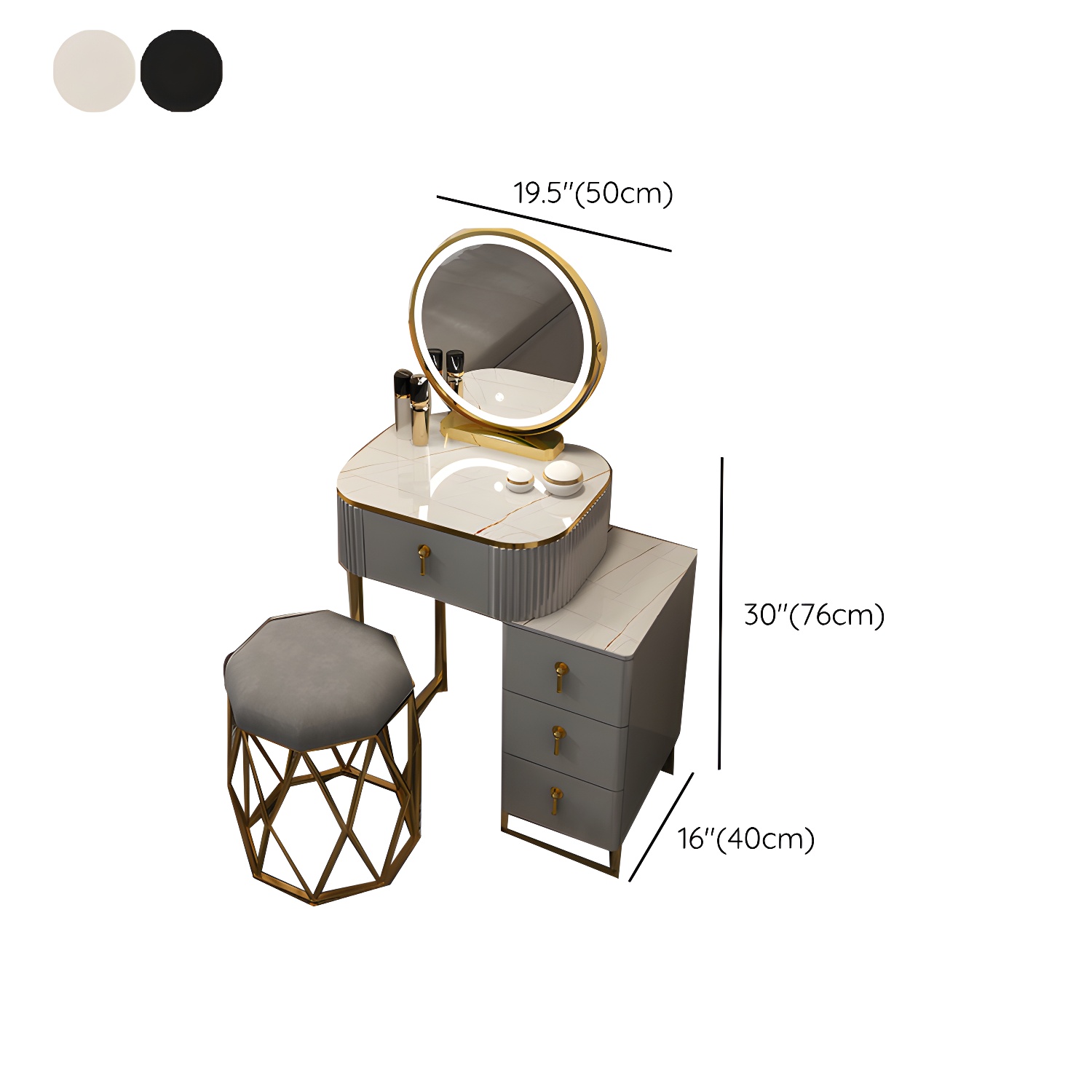 Contemporary Vanity Desk | Ormau - image 28
