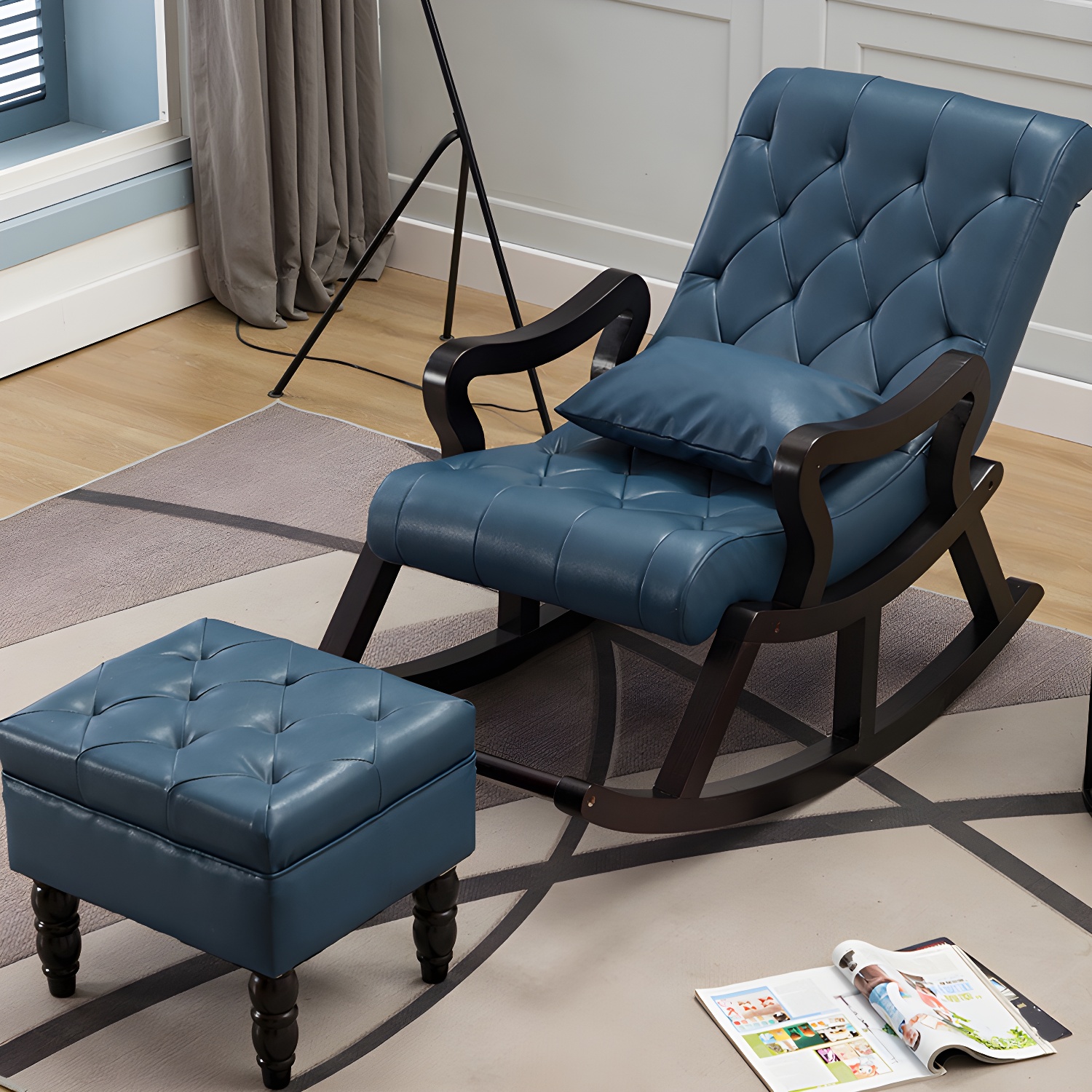 Tufted Rocking Accent Chair | Ormau - image 20