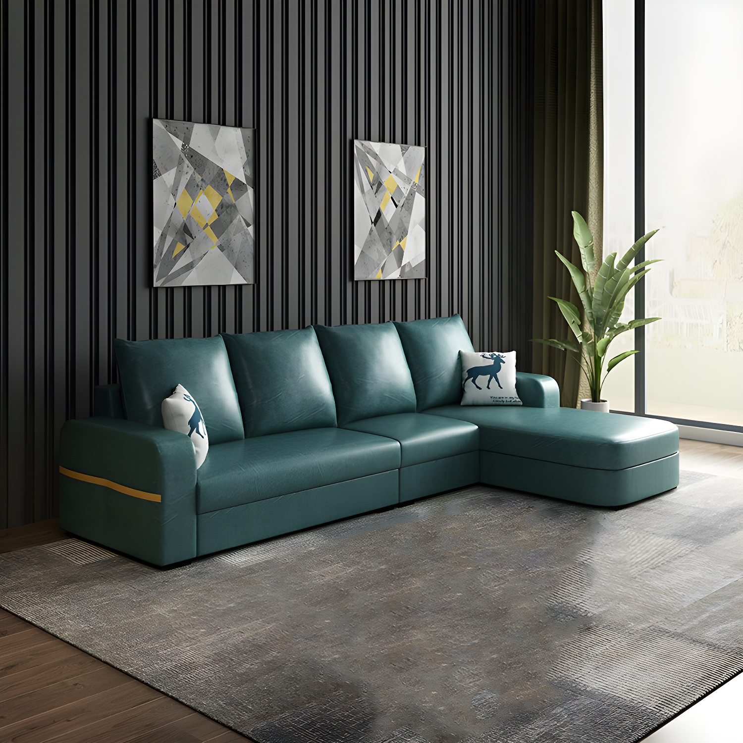 Modern L-Shape Sectional | Ormau - image 7