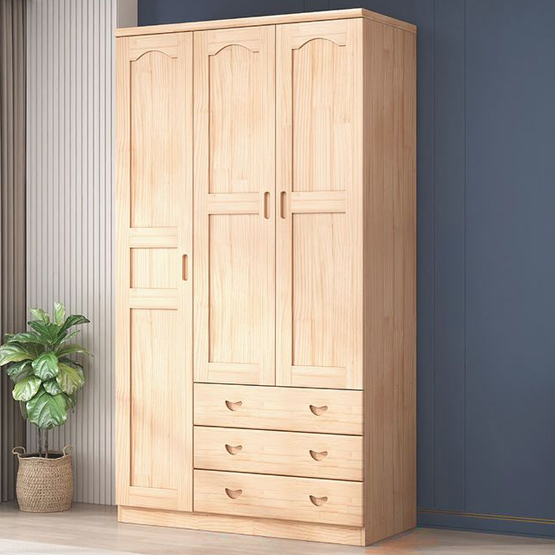 Natural Pine Wardrobe Armoire | Ormau - image 27