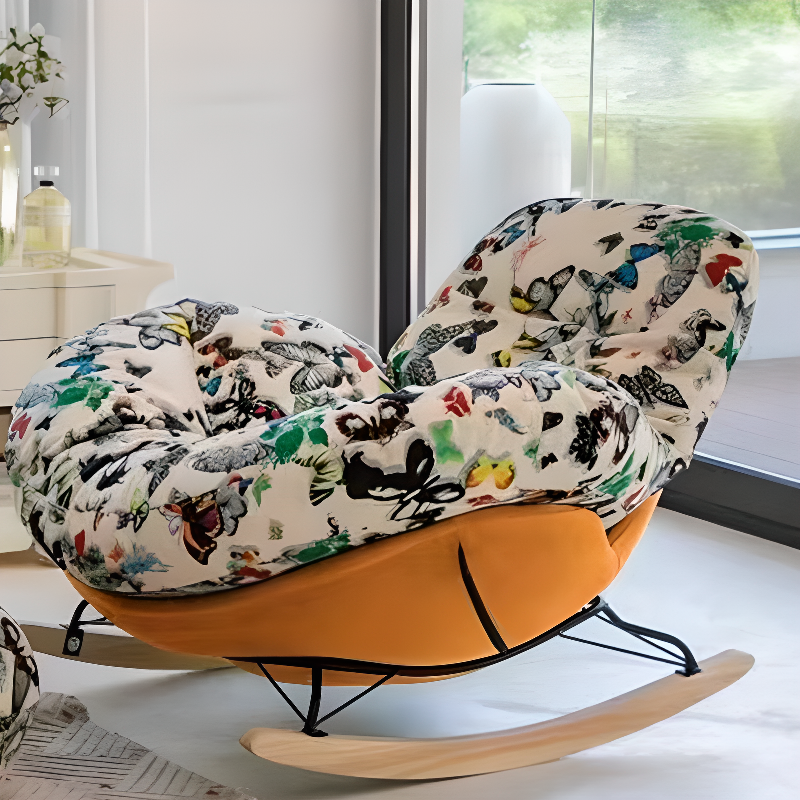 Upholstered Rocking Chair | Ormau - image 9