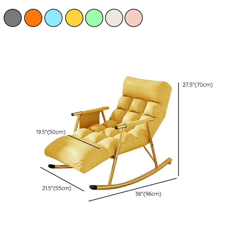 Chic Upholstered Rocking Chair | Ormau - image 21