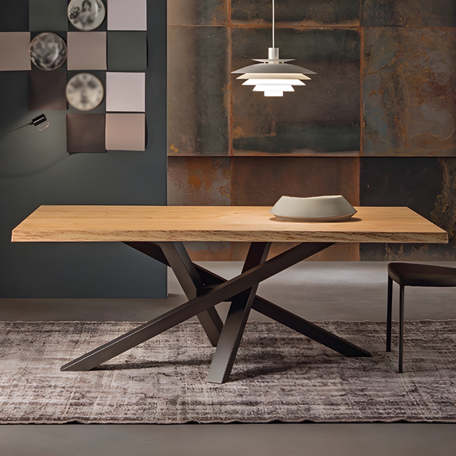 Industrial Wood Dining Table | Ormau - image 4