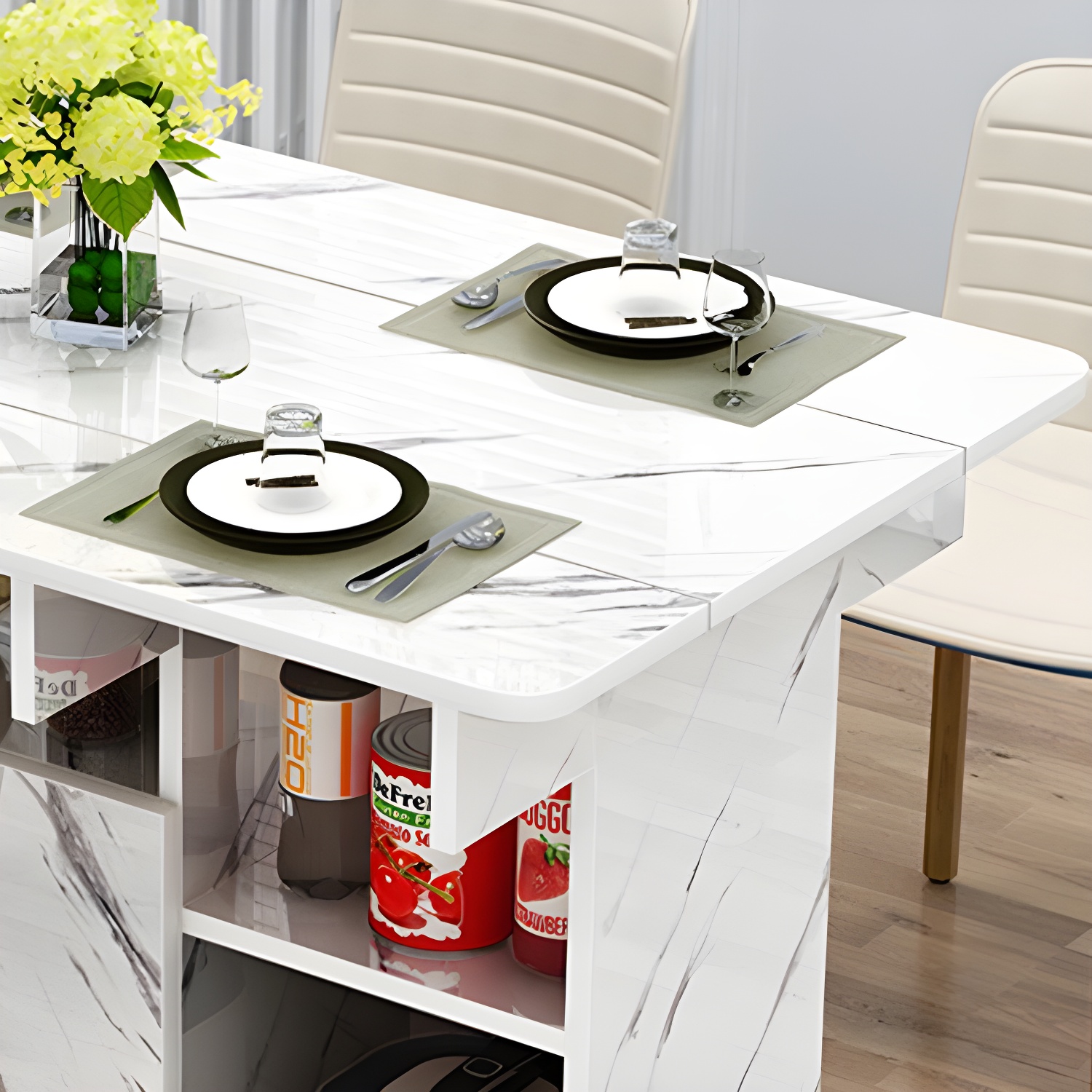 Drop Leaf Dining Table | Ormau - image 7