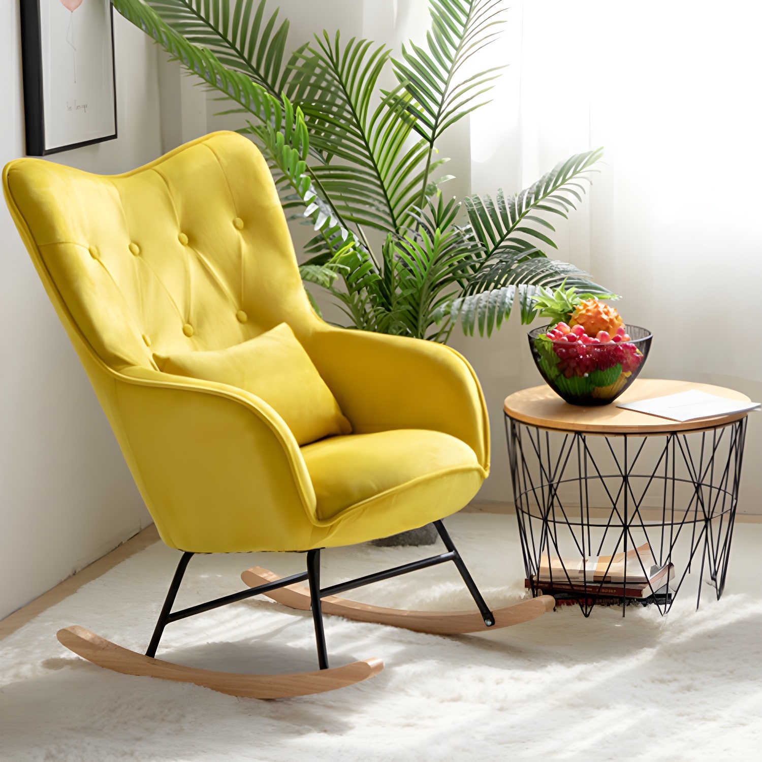 Upholstered Rocking Chair | Ormau - image 13