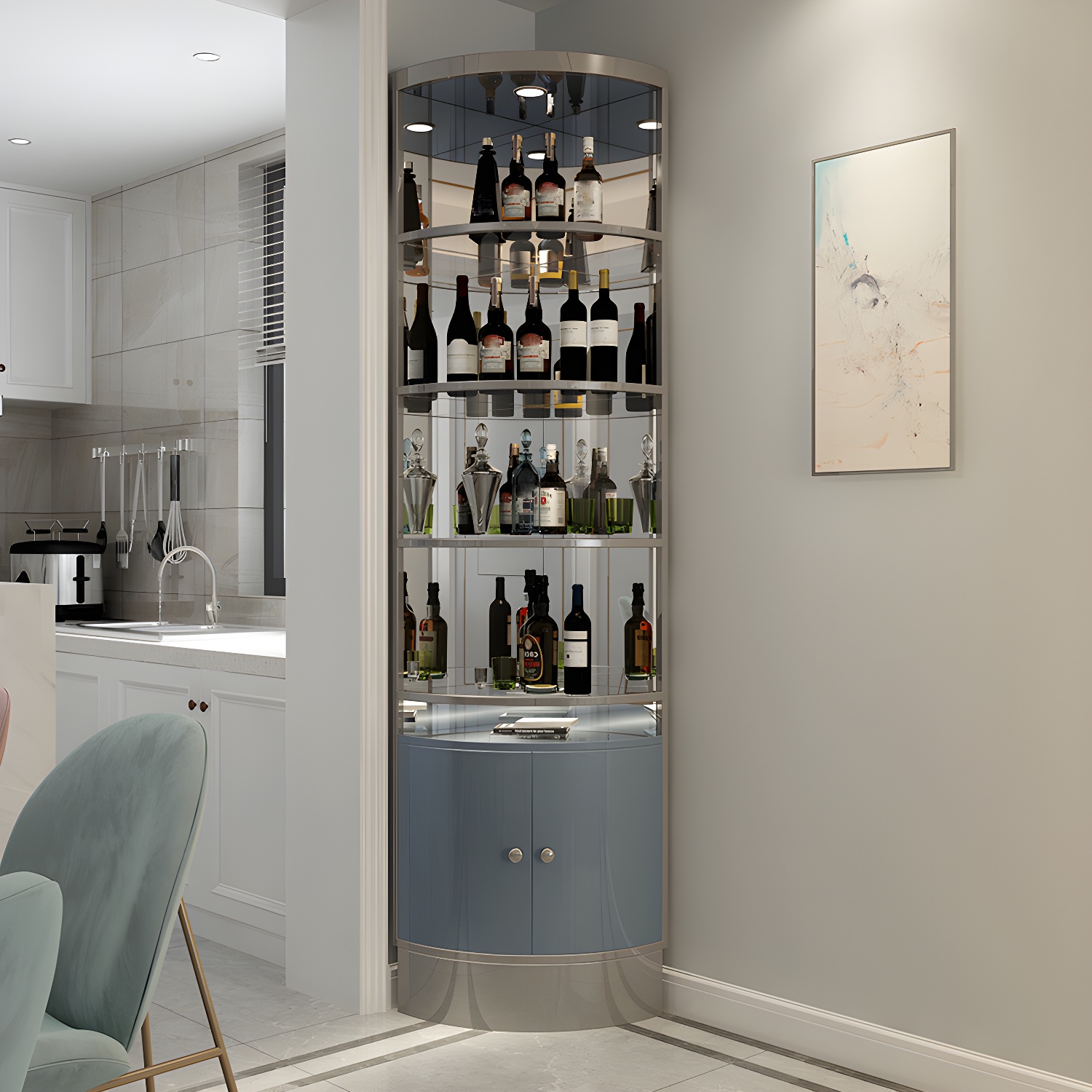 Glam Corner Cabinet | Ormau - image 4