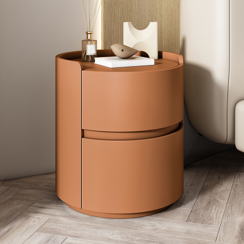 Round Scandinavian Nightstand | Ormau - image 9