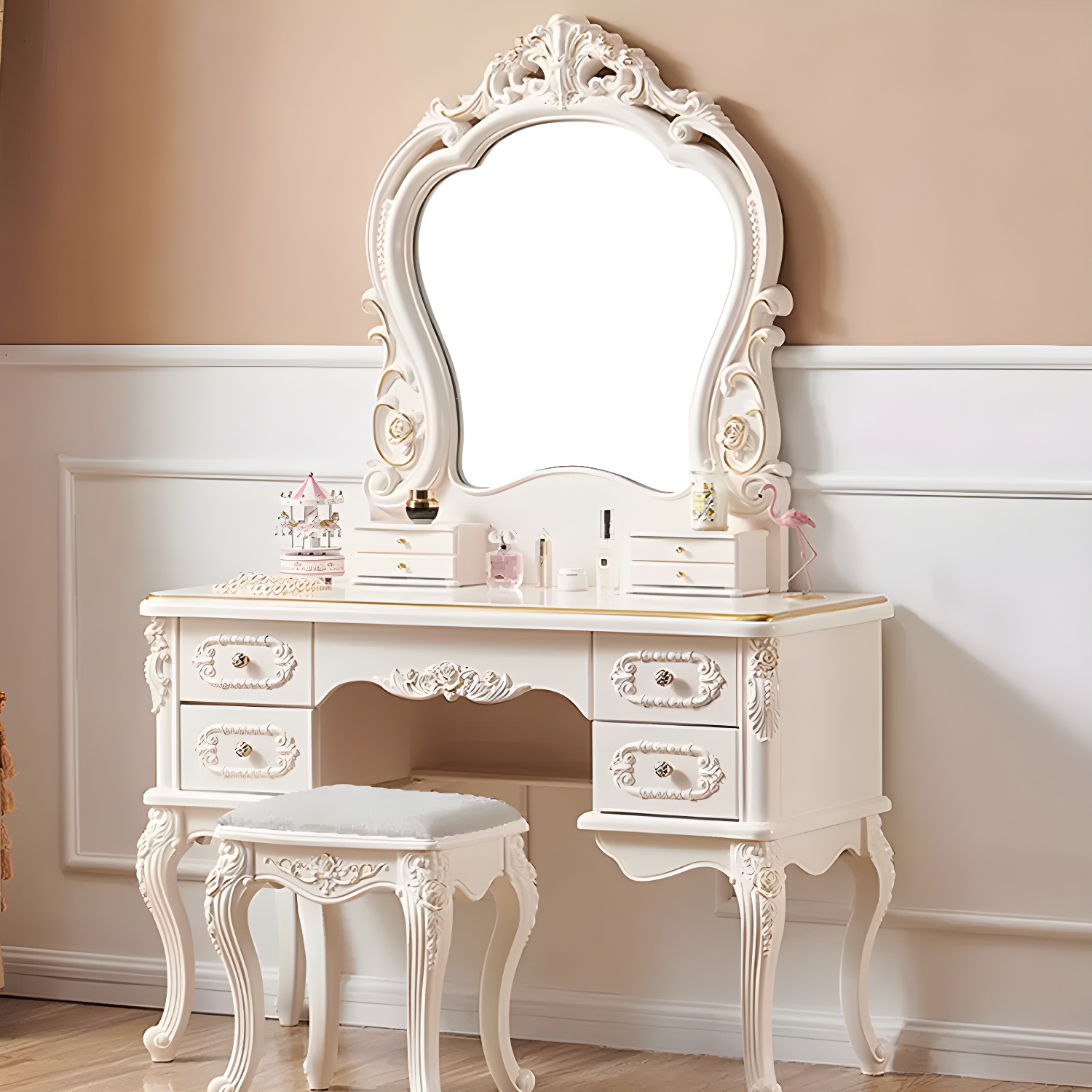 Victorian Vanity Set with Mirror | Ormau - image 20