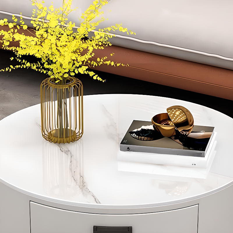 Sintered Stone Drum Table | Ormau - image 11