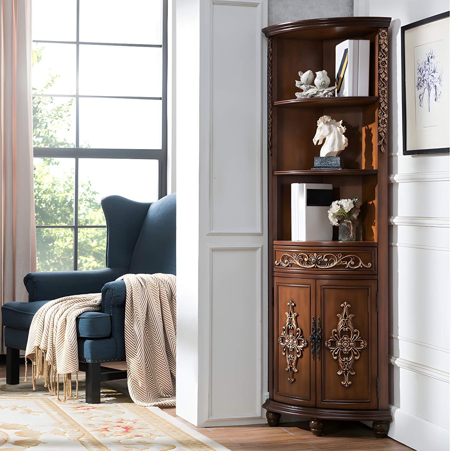 Corner Accent Cabinet | Ormau - image 18