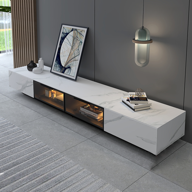 Rectangular TV Stand with Light | Ormau - image 5