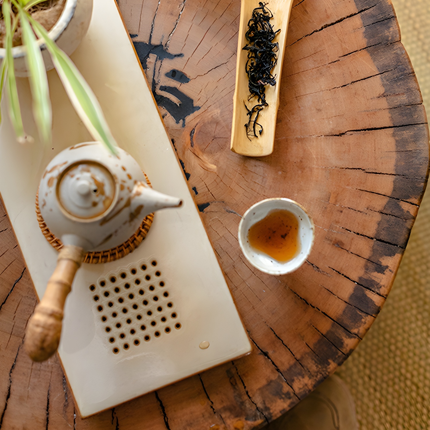 Round Wood Coffee Table | Ormau - image 9