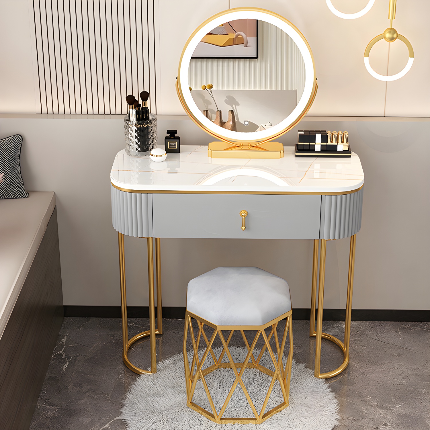 Lighted Mirror Vanity | Ormau - image 2