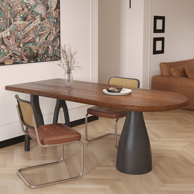 Asymmetrical Wood Slab Dining Table | Ormau - image 4