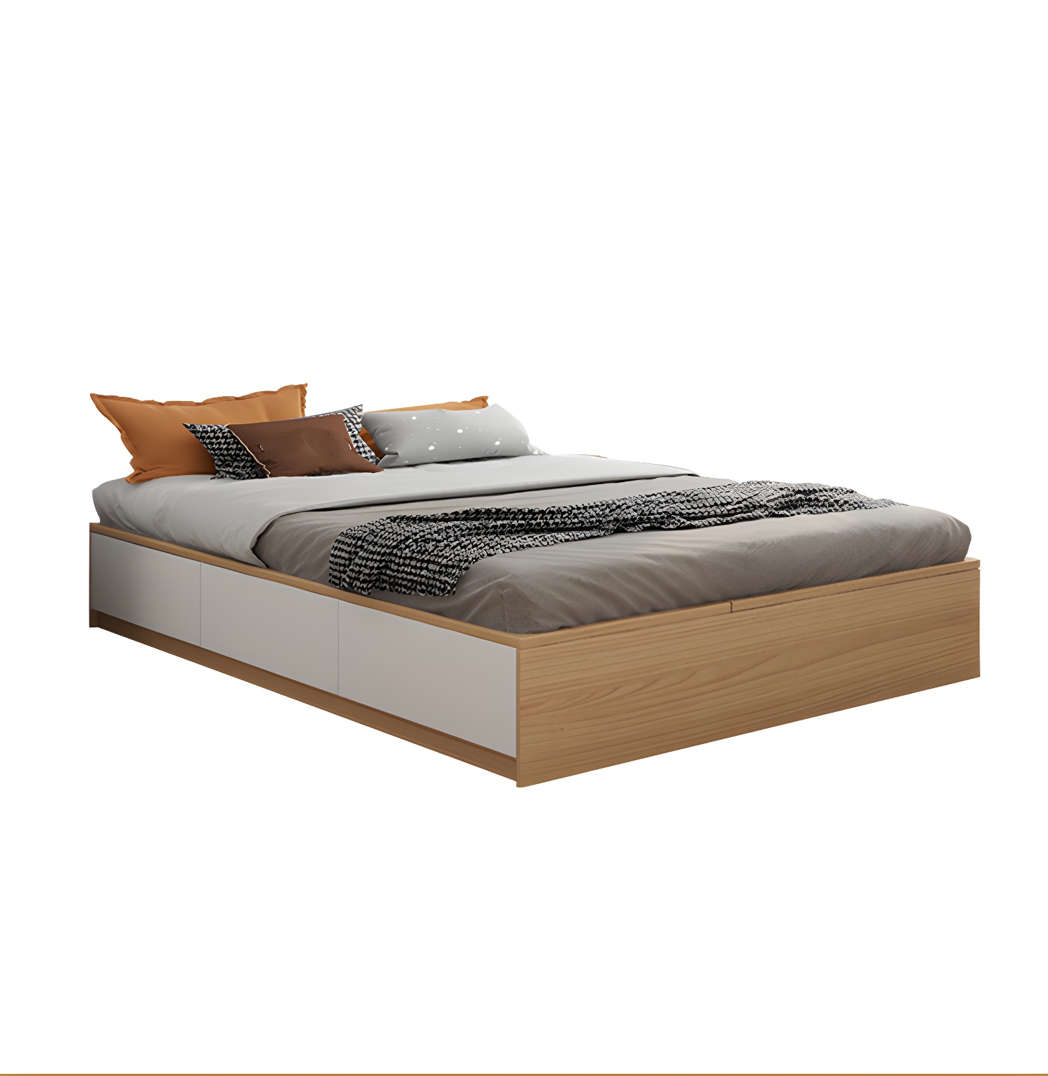 Natural Wood Storage Bed | Ormau - image 5