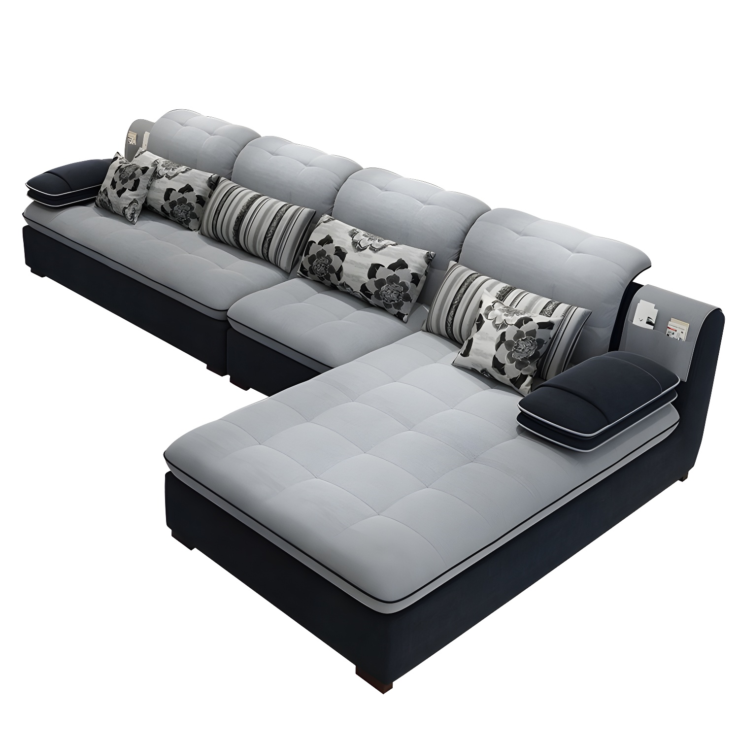 Modern L-Shape Sectional Sofa | Ormau - image 15