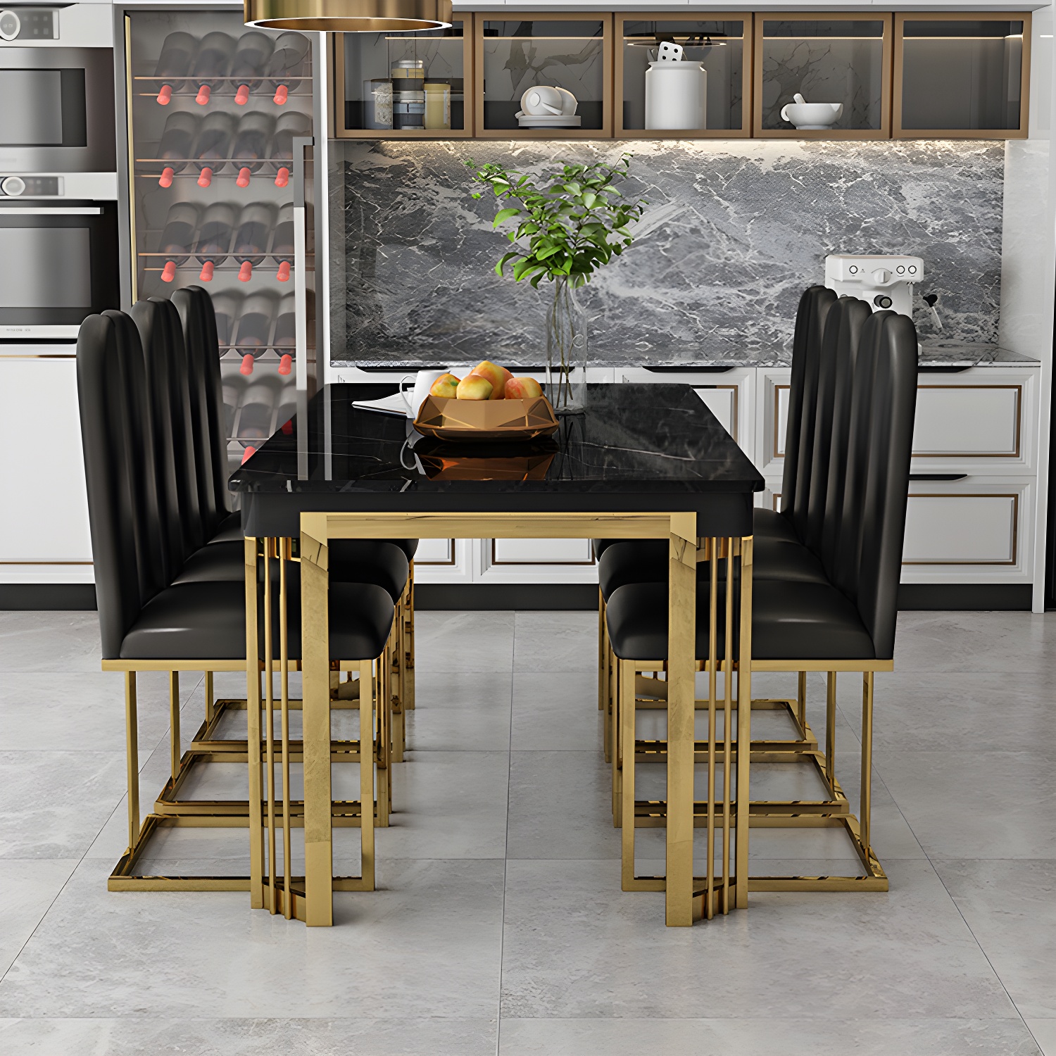 Modern Marble Dining Set | Ormau - image 23