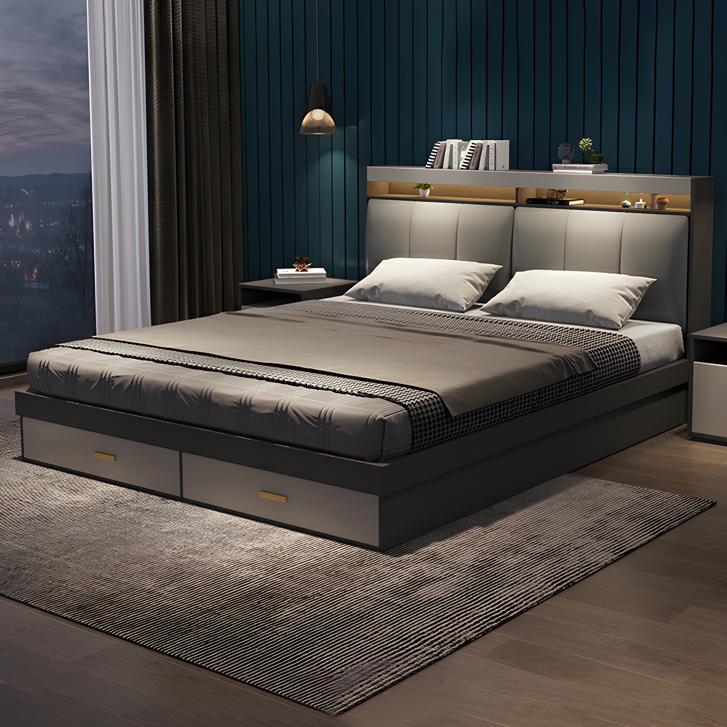Upholstered Storage Bed | Ormau - image 5