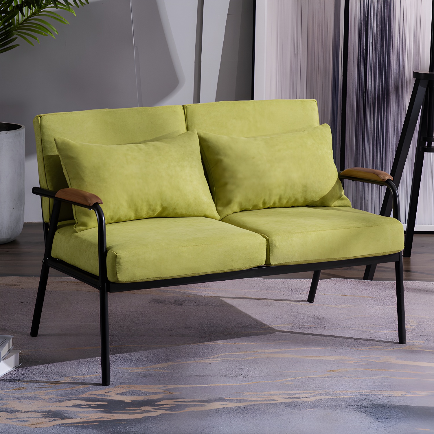 Industrial Linen Sofa | Ormau - image 7