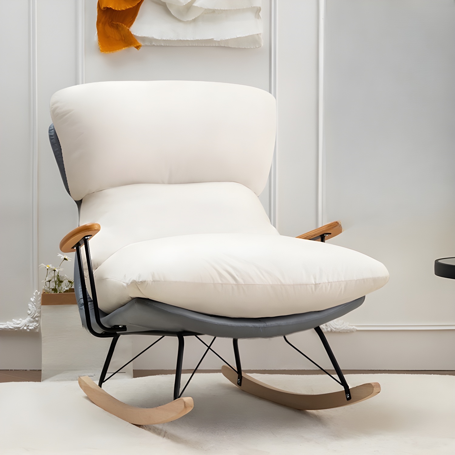 Upholstered Rocking Chair | Ormau - image 2