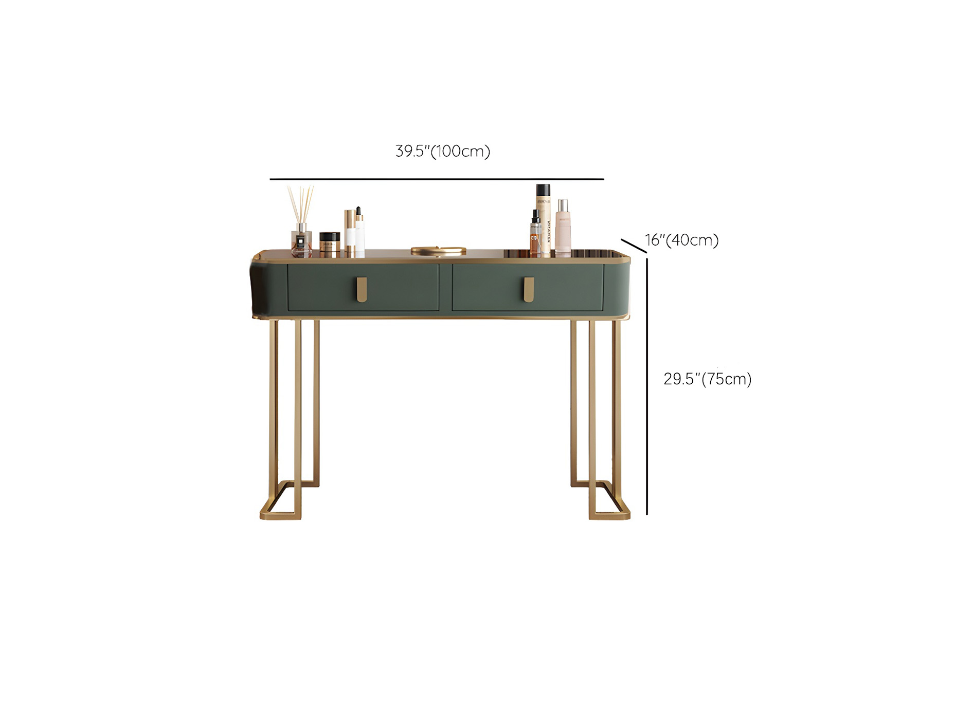 Green Glass Vanity | Ormau - image 17