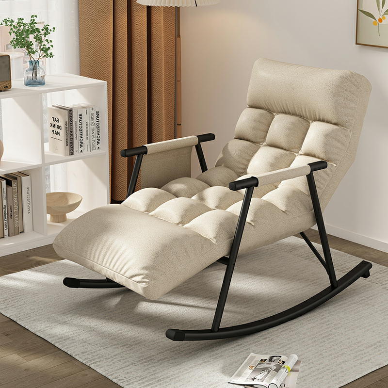Chic Upholstered Rocking Chair | Ormau - image 37
