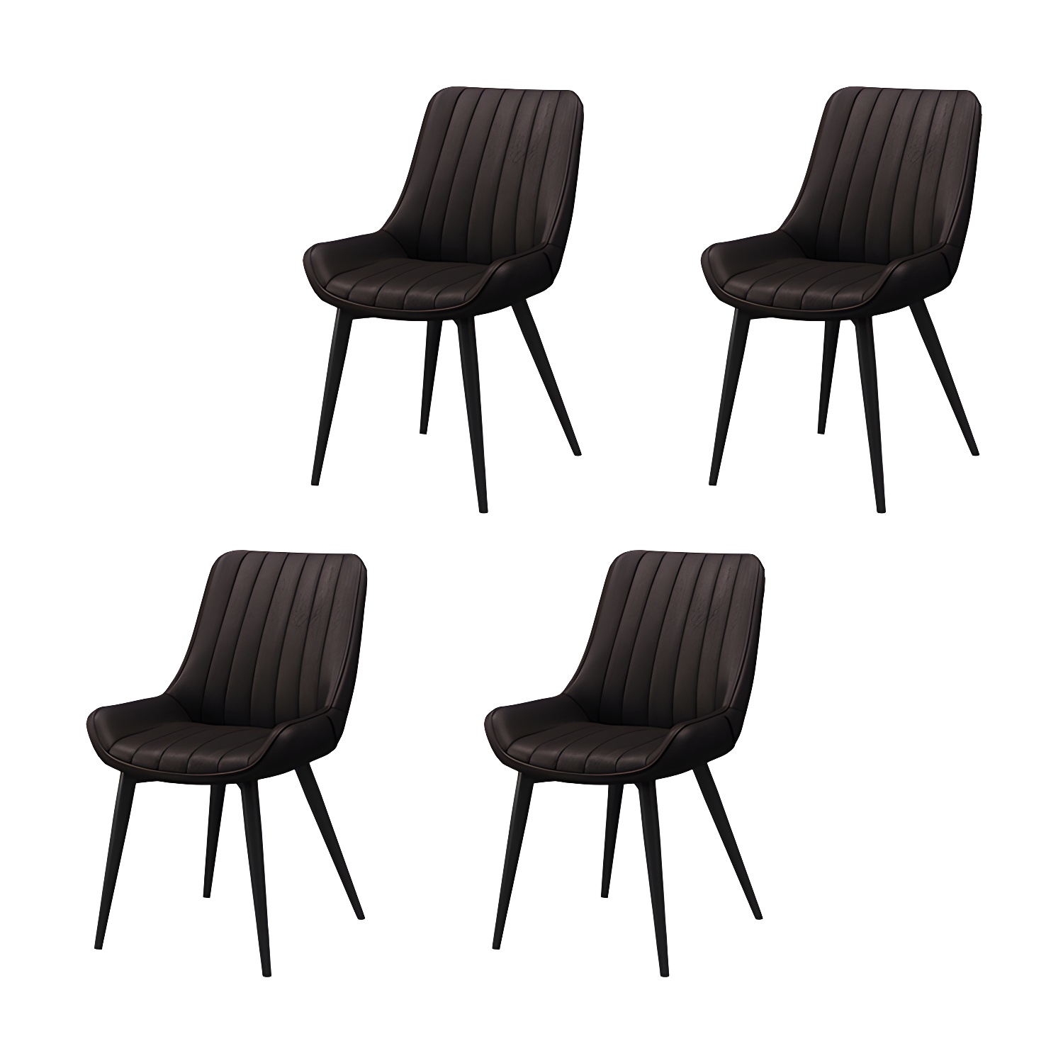 Faux Leather Dining Side Chair | Ormau - image 37