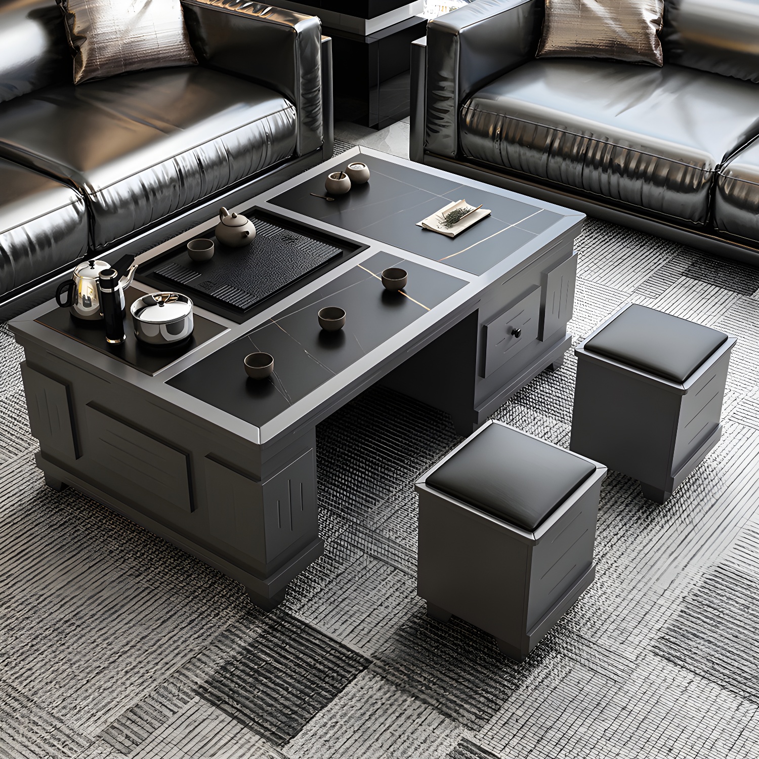 Abstract Slate Coffee Table | Ormau - image 3