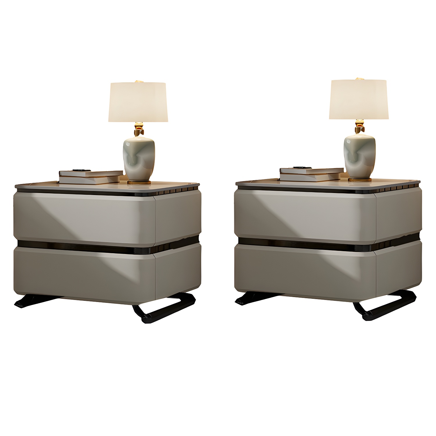 Modern Stone Nightstand | Ormau - image 31