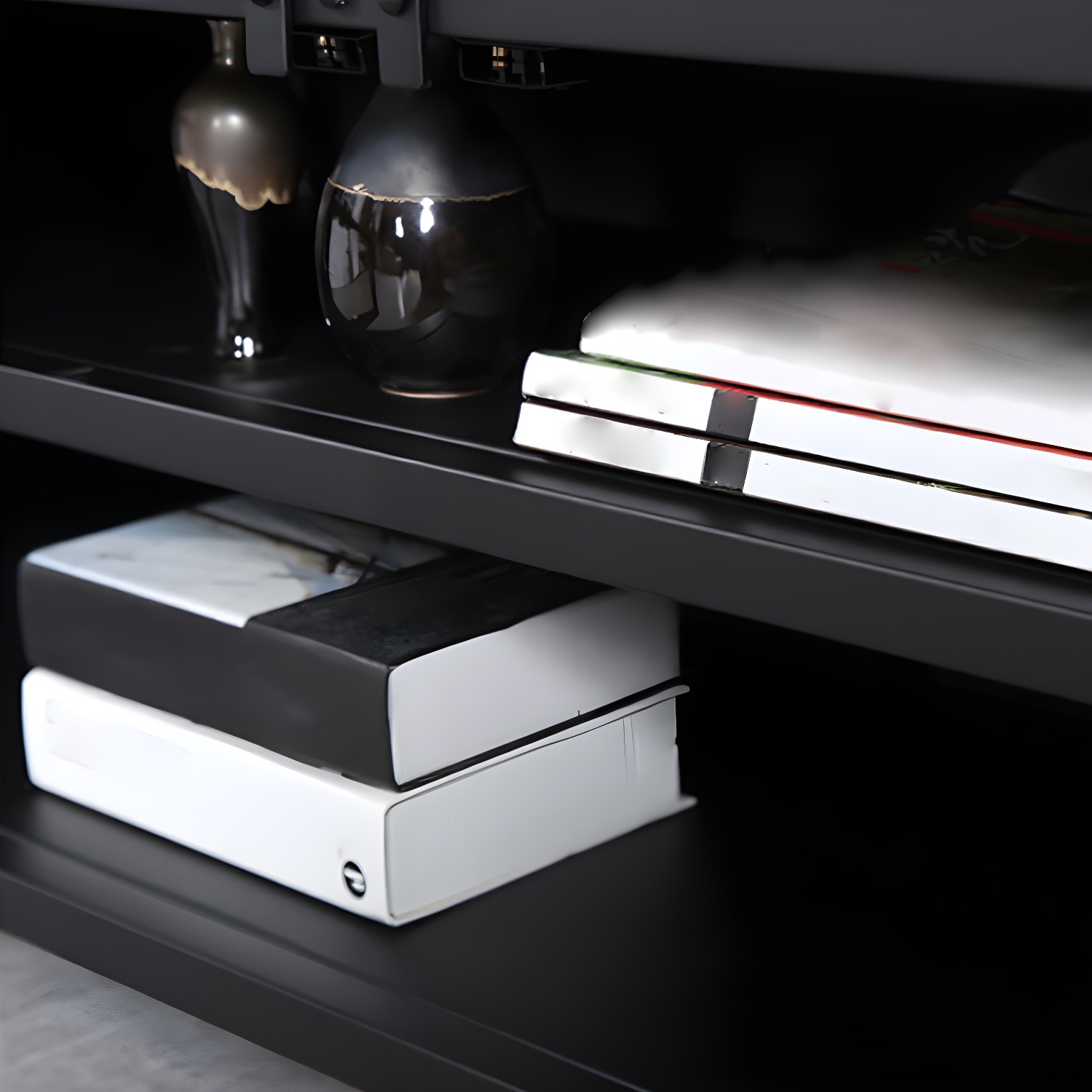 Industrial Black Metal TV Stand | Ormau - image 7