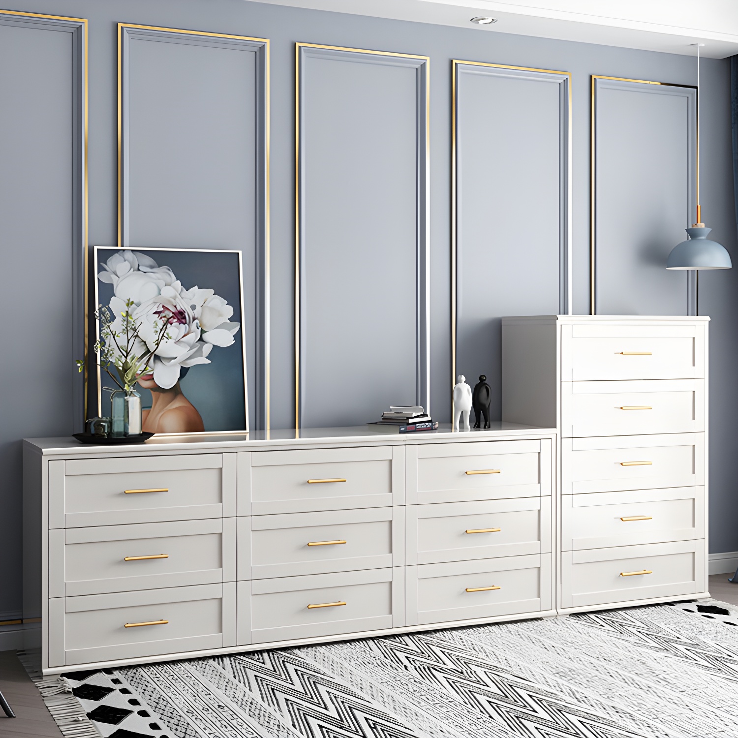 Glam White Storage Chest | Ormau - image 8