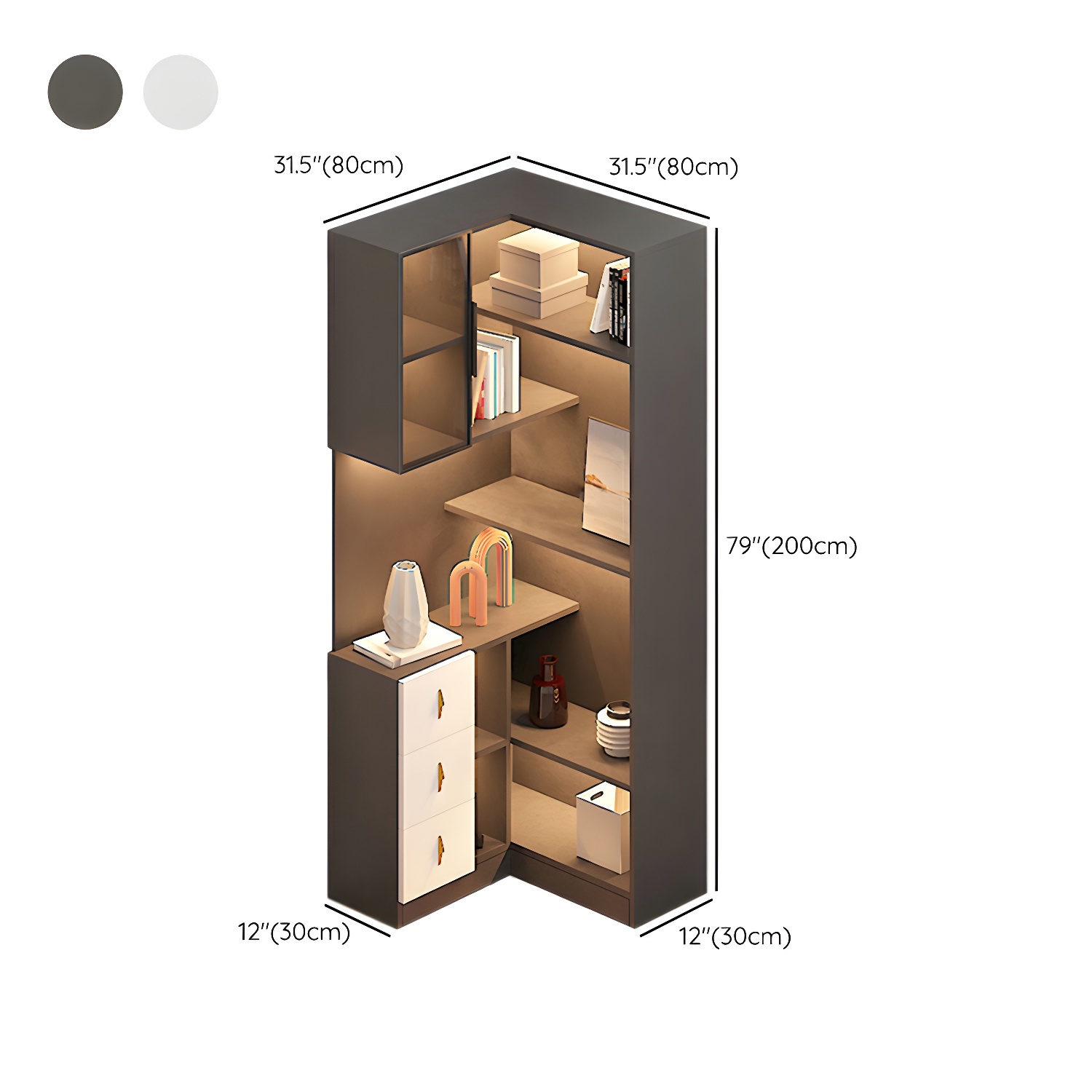 Corner Accent Cabinet | Ormau - image 14