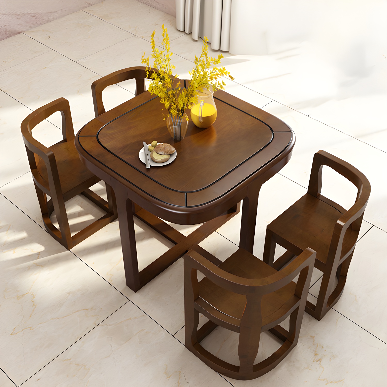Modern Wood Dining Set | Ormau - image 1