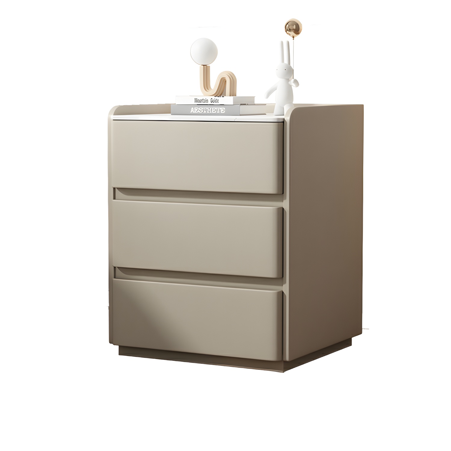 Modern Nightstand with Stone Top | Ormau - image 13