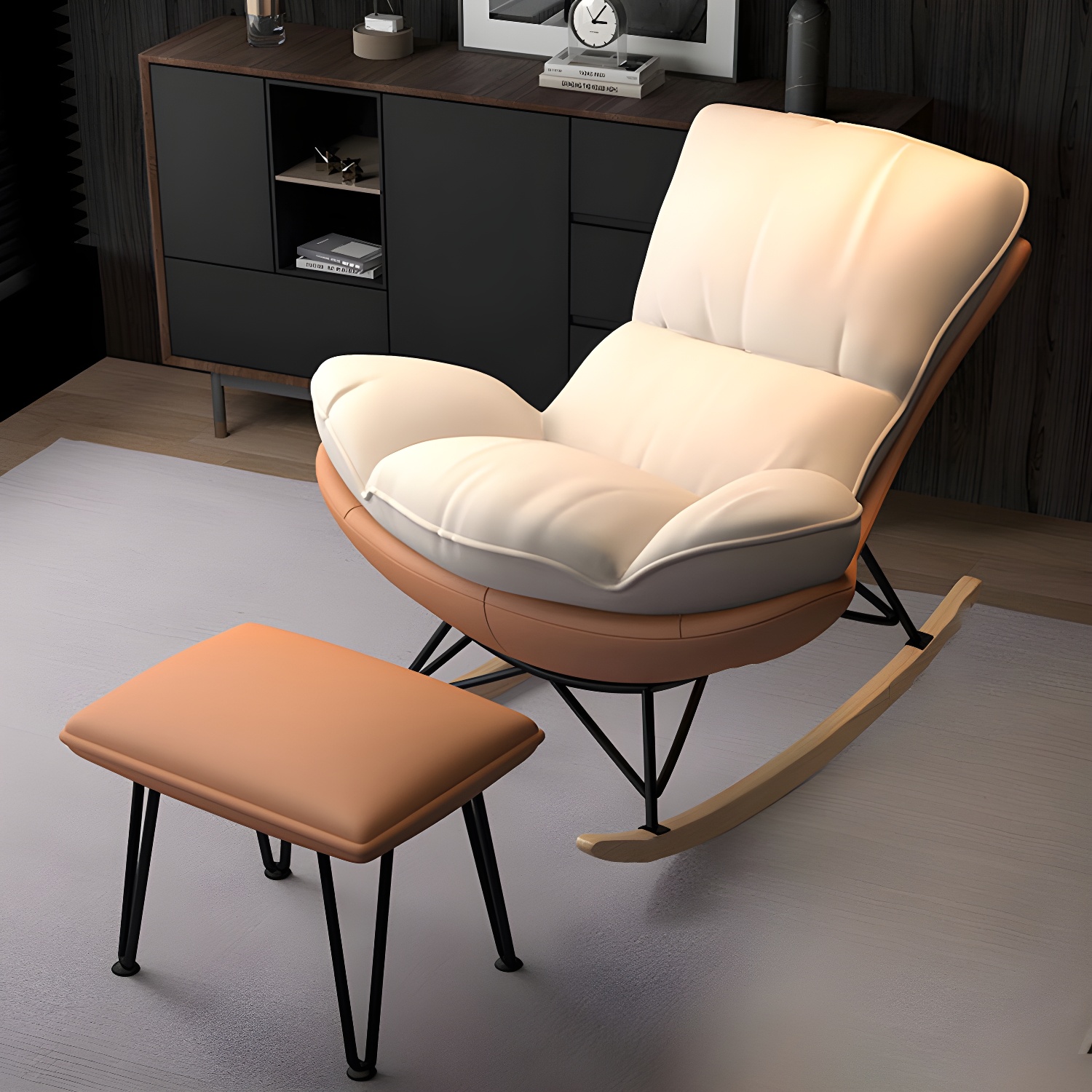 Spindle Glider & Ottoman | Ormau - image 11