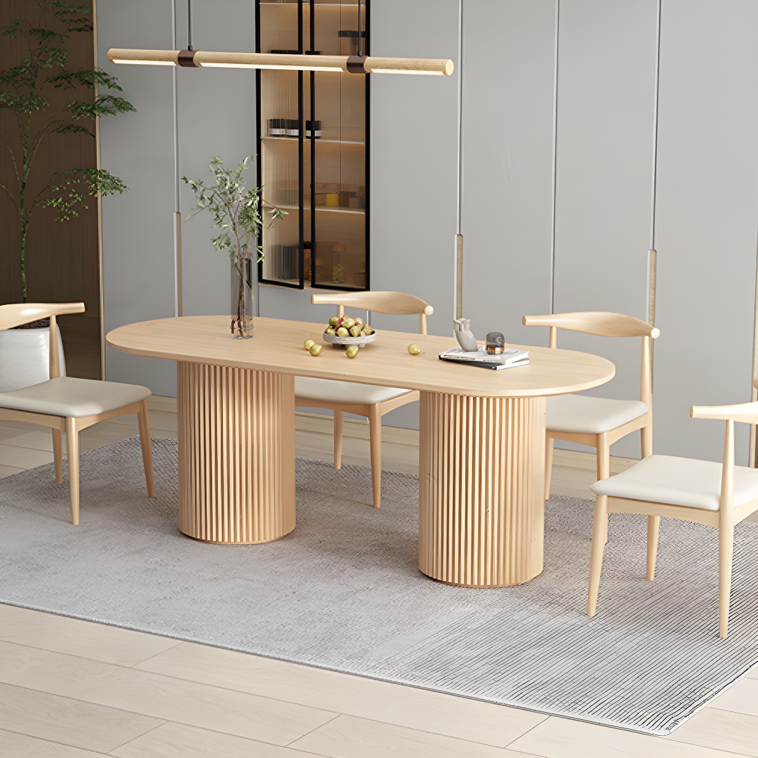 Modern Oval Dining Table | Ormau - image 9