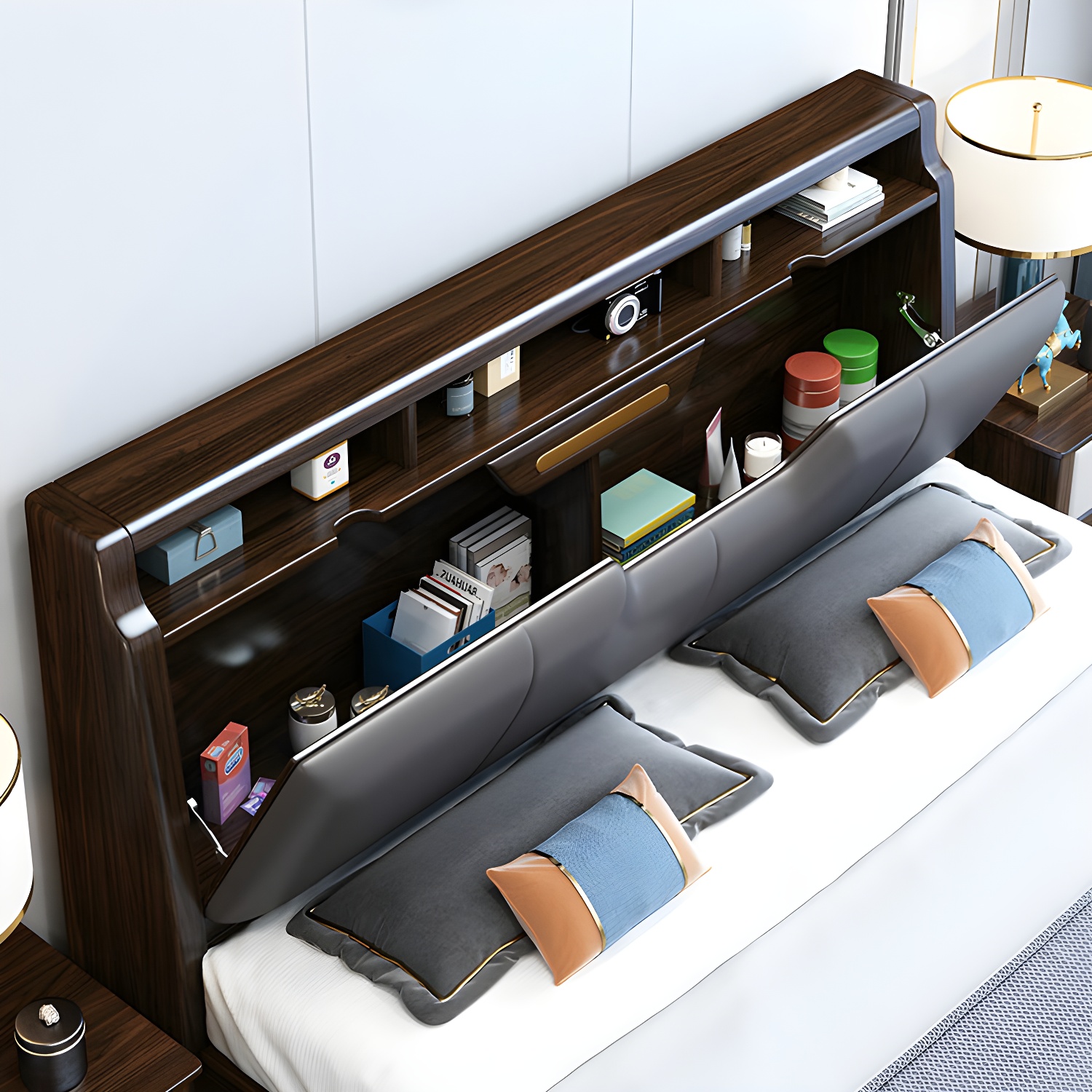 Upholstered Wood Bed | Ormau - image 6