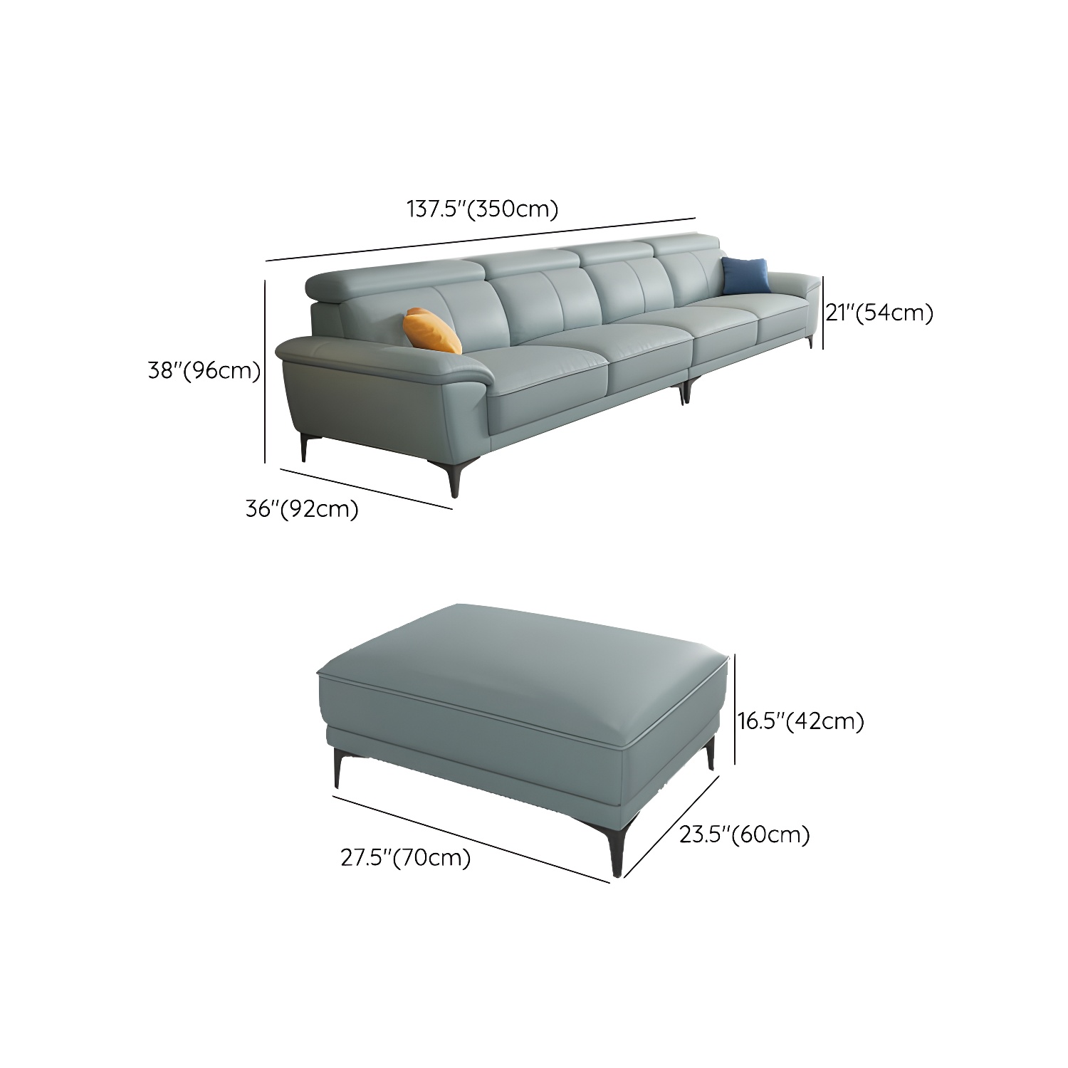 Leather Sectional Sofa | Ormau - image 19