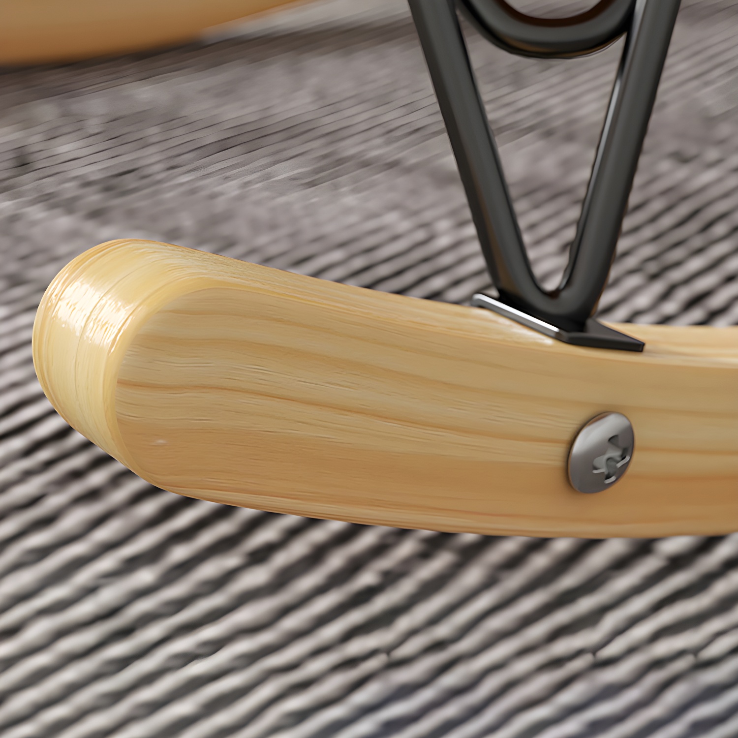 Solid Wood Rocking Chair | Ormau - image 14