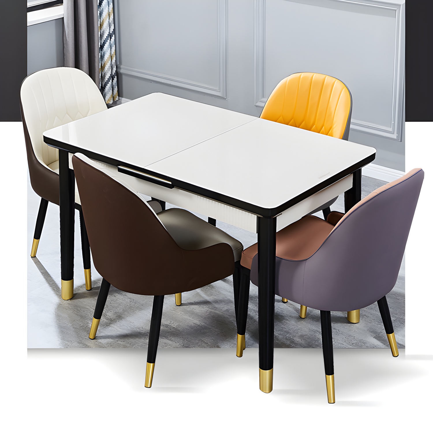 Leather Parsons Dining Chair | Ormau - image 11